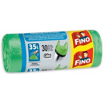 Fino Pytle na odpadky s uchy 35 l 8 µm 30 ks zelené