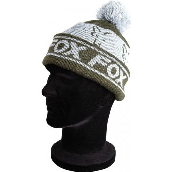 Fox Čepice Lined Bobble Hat Green/Silver