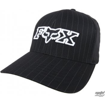 FOX Legacy Flexfit Hat Black Pinstripe