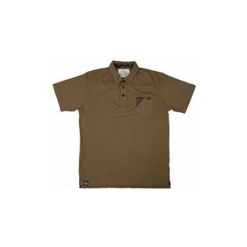 Fox Tričko Chunk Stonewash Polo Khaki