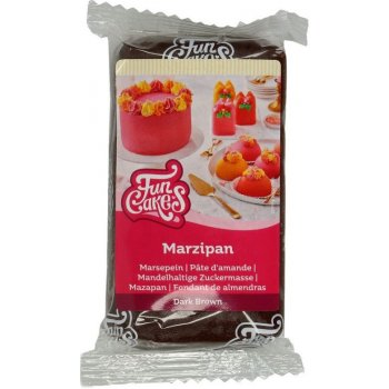 FunCakes Marcipán Tmavě hnědý 250 g