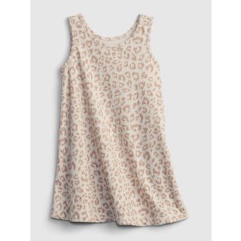 GAP dětské šaty smocked dress hnědá