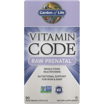 Garden of life Vitamin Code RAW Prenatal multiVitamín pro těhotenství 90 rostlinných kapslí