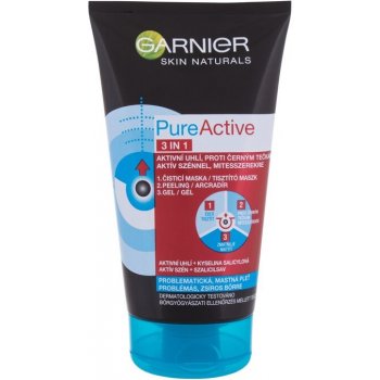 Garnier Pure Active 3in1 Pleťová maska 150 ml