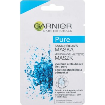 Garnier Pure samohřejivá pleťová maska 2 x 6 ml