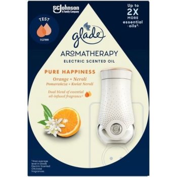 Glade Aromatherapy Electric Scented Oil Pure Happiness elektrický tekutý osvěžovač vzduchu 20 ml