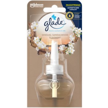 Glade Electric Scented Oil Sensual Sandalwood & Jasmine tekutá náplň do elektrického osvěžovače vzduchu 20 ml