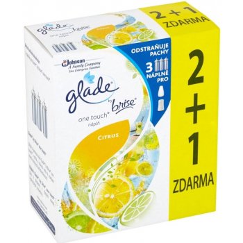 Glade Touch & Fresh Fresh Lemon náplň aerosolový osvěžovač vzduchu 3 x 10 ml