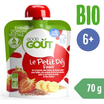 Good Gout Bio Jahodová snídaně 70 g