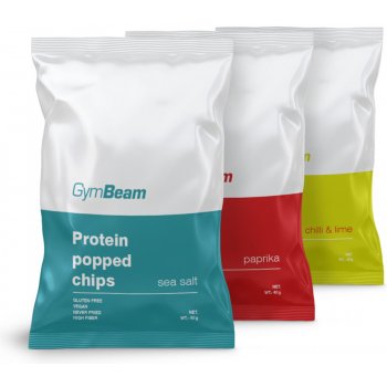 GymBeam Proteinové čipsy paprika 40 g