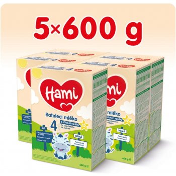 Hami 4 vanilka 5 x 600 g