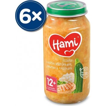 Hami Rizoto s krůtím stehýnkem cuketou a hráškem 6 x 250 g