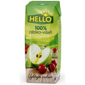 Hello 100% Jablko višeň 18 x 250 ml