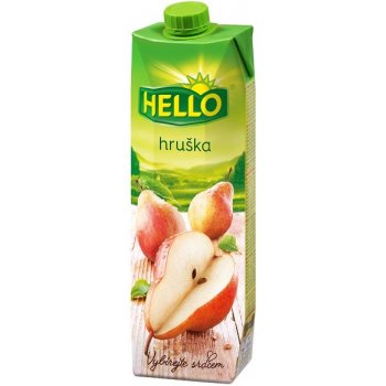 Hello džus hruška 1l