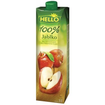 Hello jablko 100% 1l