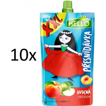 Hello OP x x L s broskvemi 10 x 200 g