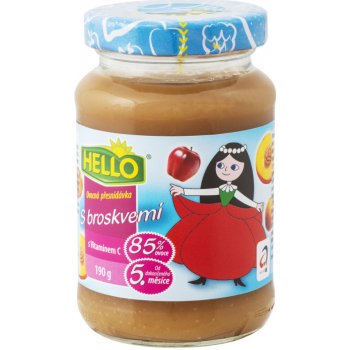 Hello s broskvemi a vitaminem C 10 x 190 g