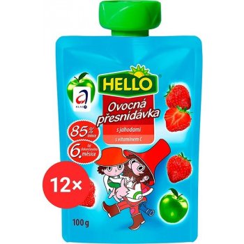 Hello s jahodami 12 x 100 g