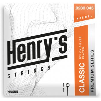 Henry`s Strings HNSBE Classic Nylon Silver - 0280“ - 043“