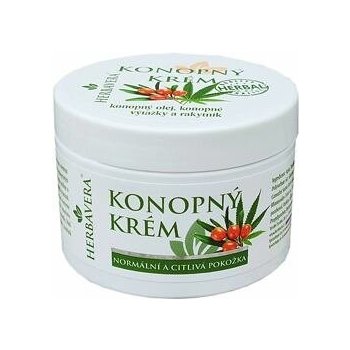 Herbavera konopný tělový a pleťový krém s rakytníkem 150 ml