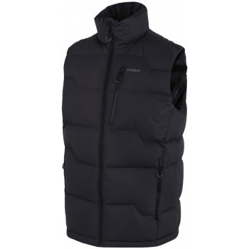 Husky péřová vesta na zip deep black