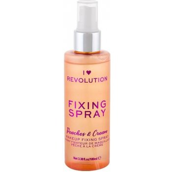 I Heart Revolution Fixing Spray fixační sprej na make-up Peaches & Cream 100 ml