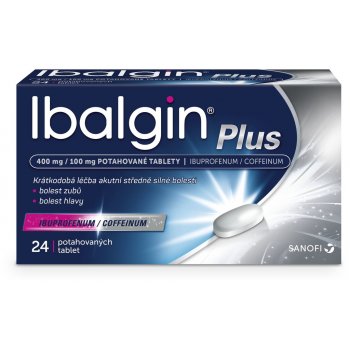 IBALGIN PLUS POR 400MG/100MG TBL FLM 24