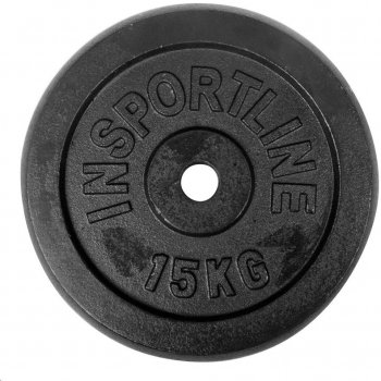 InSPORTline ocelové 15 kg 30 mm