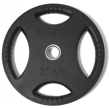 IRONLIFE Premium Rubber Olympijský kotouč 25 kg, 50 mm