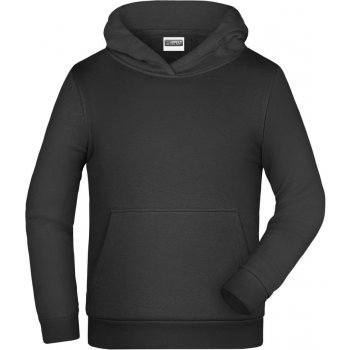 James Nicholson Dětská mikina s kapuci Basic Hoody Children Černá