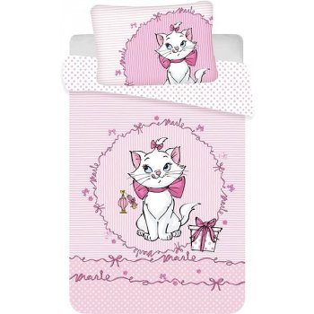 Jerry Fabrics povlečení Marie Cat pink 100 x 135 , 40 x 60 cm