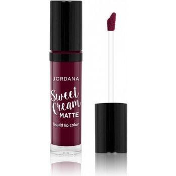 Jordana Sweet Cream Matte tekutá voděodolná rtěnka 8 Sweet Marsala Wine 3 g