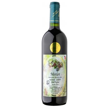 Josef Valihrach Merlot barrique 2009 0,75 l