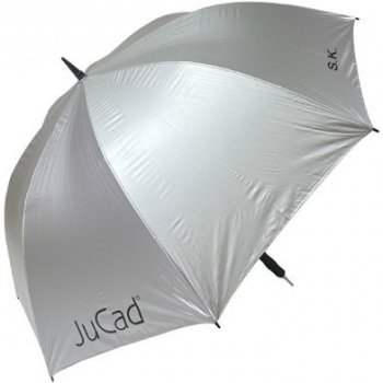 JuCad Telescopic Umbrella Automatic UV stříbrná