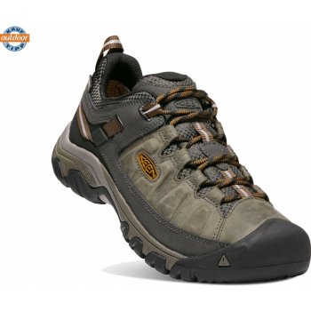 Keen Targhee III WP M black olive golden nízké nepromokavé kožené