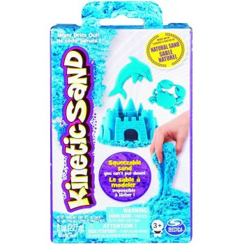 Kinetic Sand základní krabice s pískem různých barev 227 g Modrá