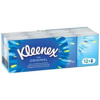 Kleenex Original papírové kapesníčky mini 4-vrstvé 12 ks