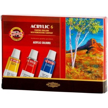 Koh-i-noor souprava akrylových barev 6x16ml