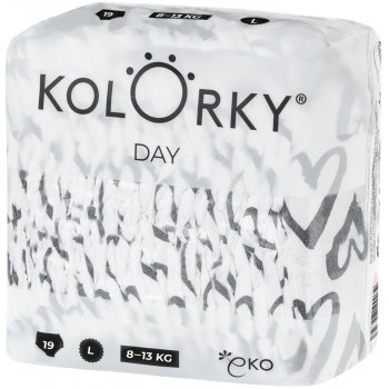 KOLORKY DAY srdce L 8-13 kg 19 ks