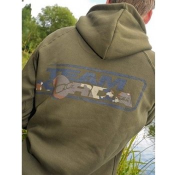 Korda mikina s kapucí Team Korda Hoodie Zelená