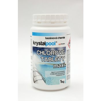 KRYSTALPOOL Chlorové tablety maxi 1 kg