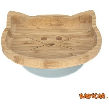 Lässig Platter Bamboo/Wood Little Chums Cat