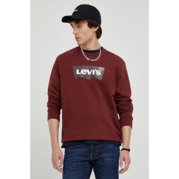 Levi's vínová s potiskem