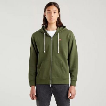 Levis NEW ORIGINAL ZIP UP MOSSY GREEN 3458400090