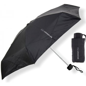 LifeVenture Trek Umbrella Medium lehký a odolný black