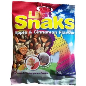 Likit Snaks apple cinnamon pamlsky pro koně 0,1 kg