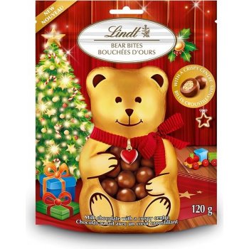 Lindt Bear Bites čokoládové křupavé kuličky 120 g