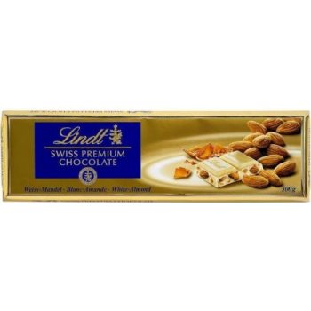 Lindt bílá čokoláda s mandlemi 300 g