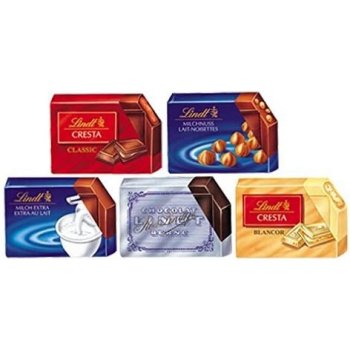 LINDT mini čokoládky (mléčná,bílá,hořká) 6,4 g