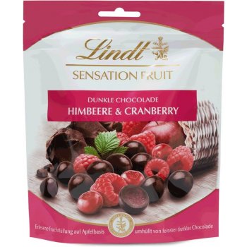 Lindt Sensation Fruit Malina & Brusinka 150 g